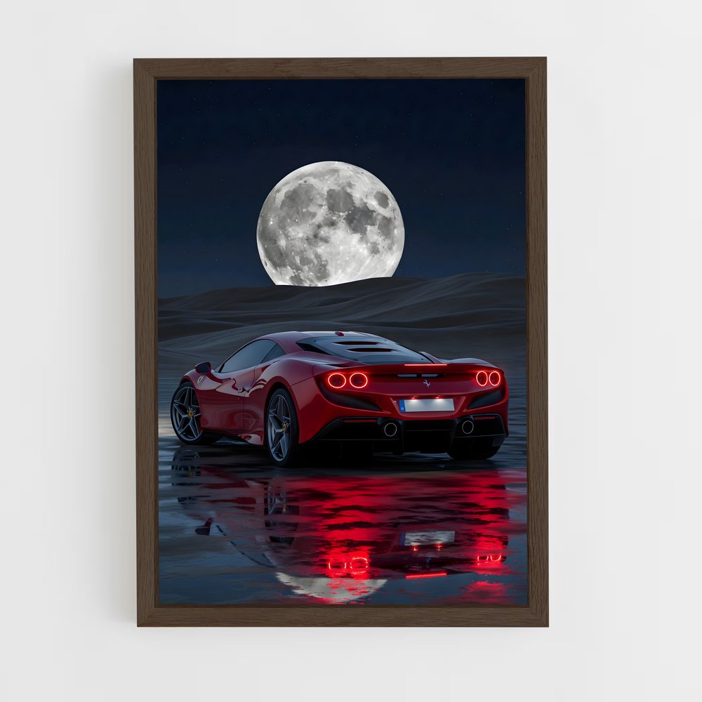 Poster Vitesse Désertique – affiche Ferrari (vue 5)